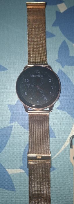 Smartwatch zegarek zloty + pasek