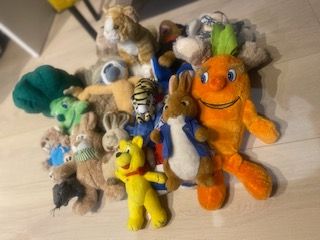 Maskotki do sprzedania 17 sztuk