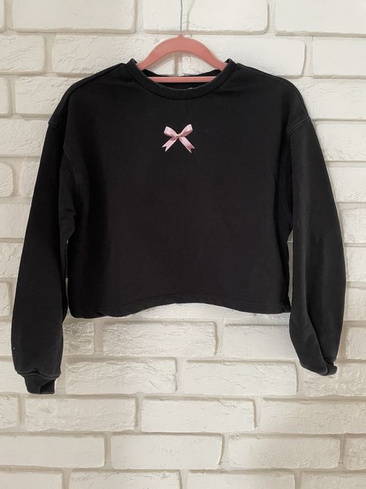 Bluza H&M różowa kokardka