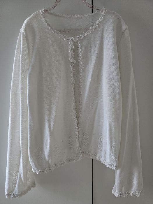 Sweterek narzutka r152cm