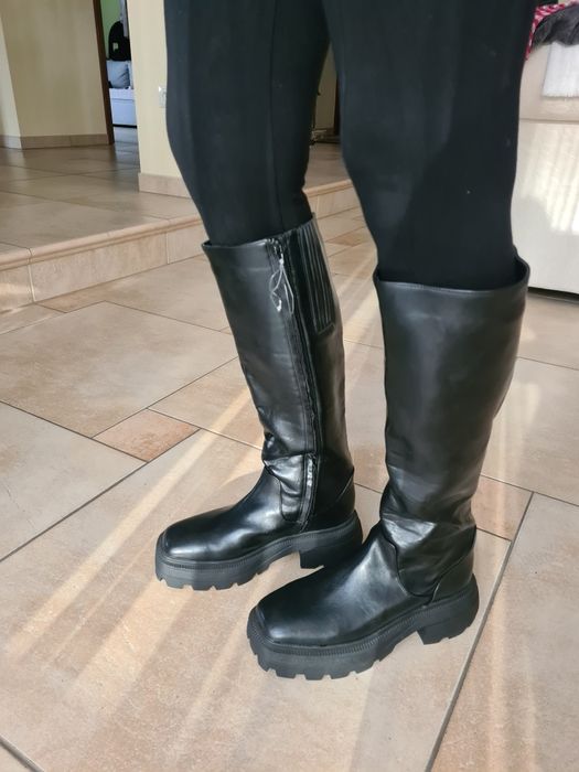 Długie wygodne kozaki r. 41