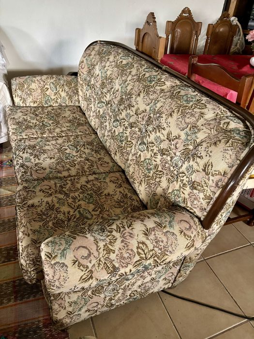 Sofá de sala vintage