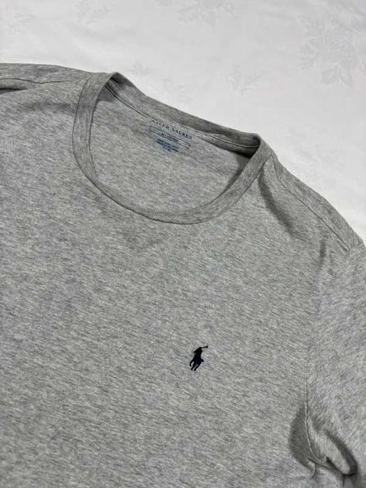 Koszulka Polo Ralph Lauren szara Basic luxury old money rozmiar M