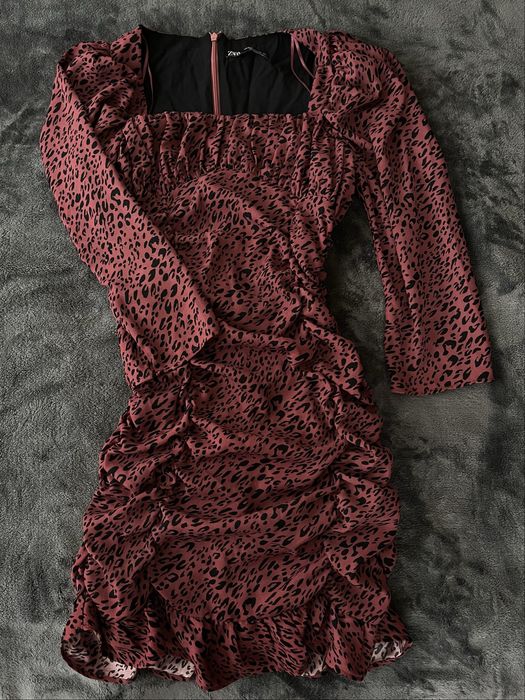Леопардова сукня ZARA