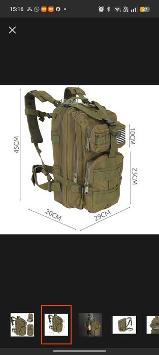 Plecak taktyczny 30 l nowy
