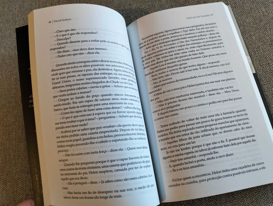 Livro "Diário de um fumador" de David Sedaris