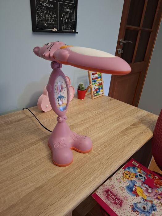 Fotel dziecięcy do biurka + lampa