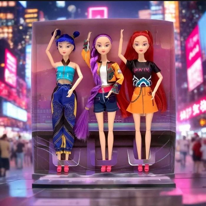 Lalki K-pop Demon Hunters Rumi Zoey Mira Łowczynie 3szt na Prezent ...
