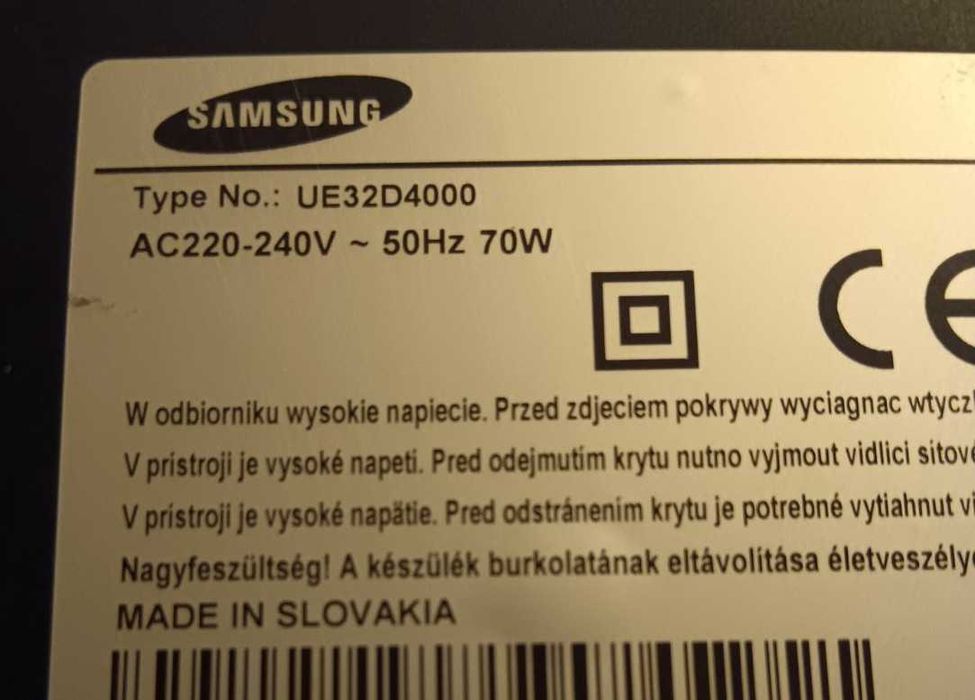 Samsung UE32D4000 Płyta Główna
