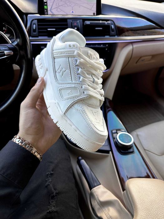 Кросівки Louis Vuitton Trainer Sneaker White Кроссовки Луи Витон 36, 37, 42, 44, 45
