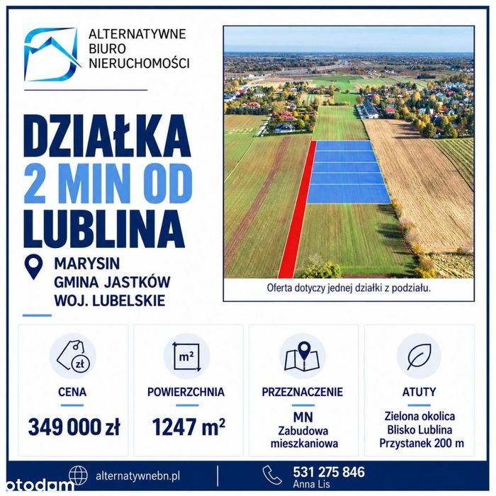 Zamieszkaj 2 min od Lublina - Marysin