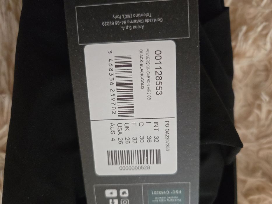 Гідрокостюм Arena Carbon Air 2 нове