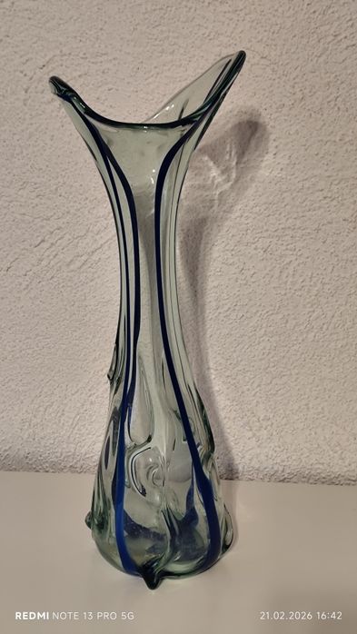 Szkło Kolorowe Wazon Sękacz