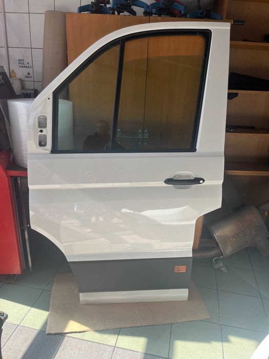 Drzwi białe kpl przednie lewe Vw 7c0 Crafter II Man Tge od 17r -dziś