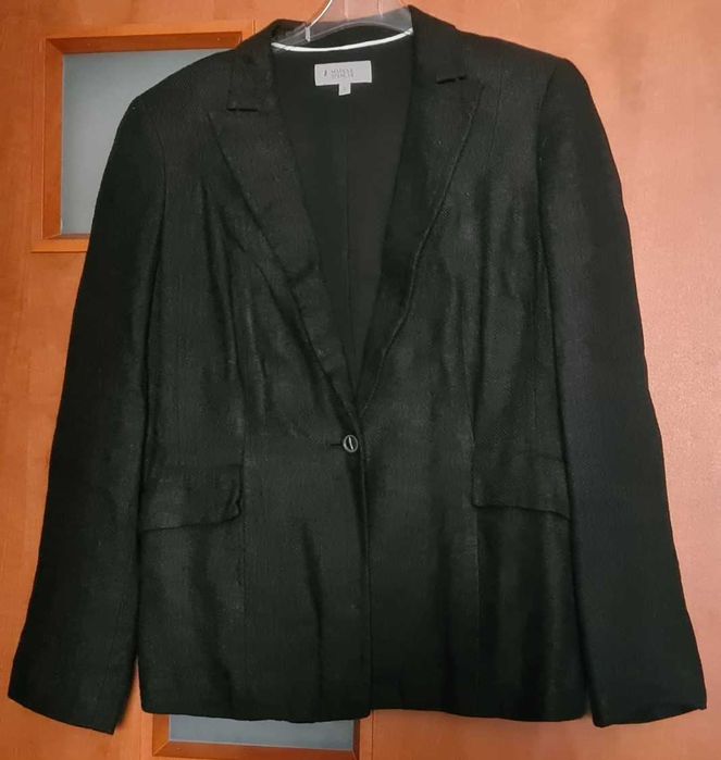 Marks & Spencer czarny żakiecik roz 12