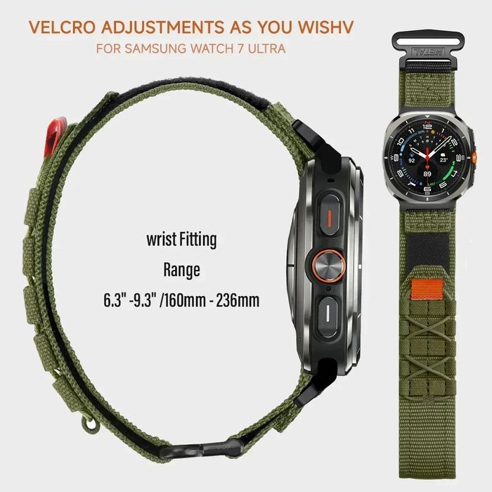 Pasek Tactical 22 mm Khaki  Huawei GT 4/5, Watch 3/4 NAJTANIEJ