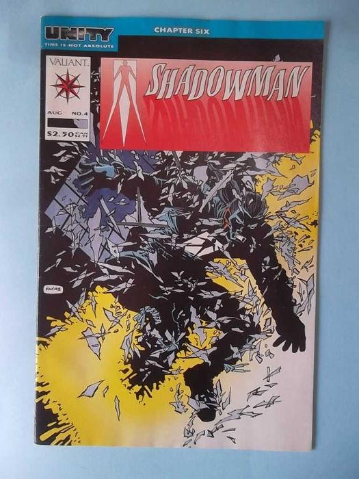 7 comics vintage Excalibur, Outsiders, Shadowman, Magnus Robot Fighter