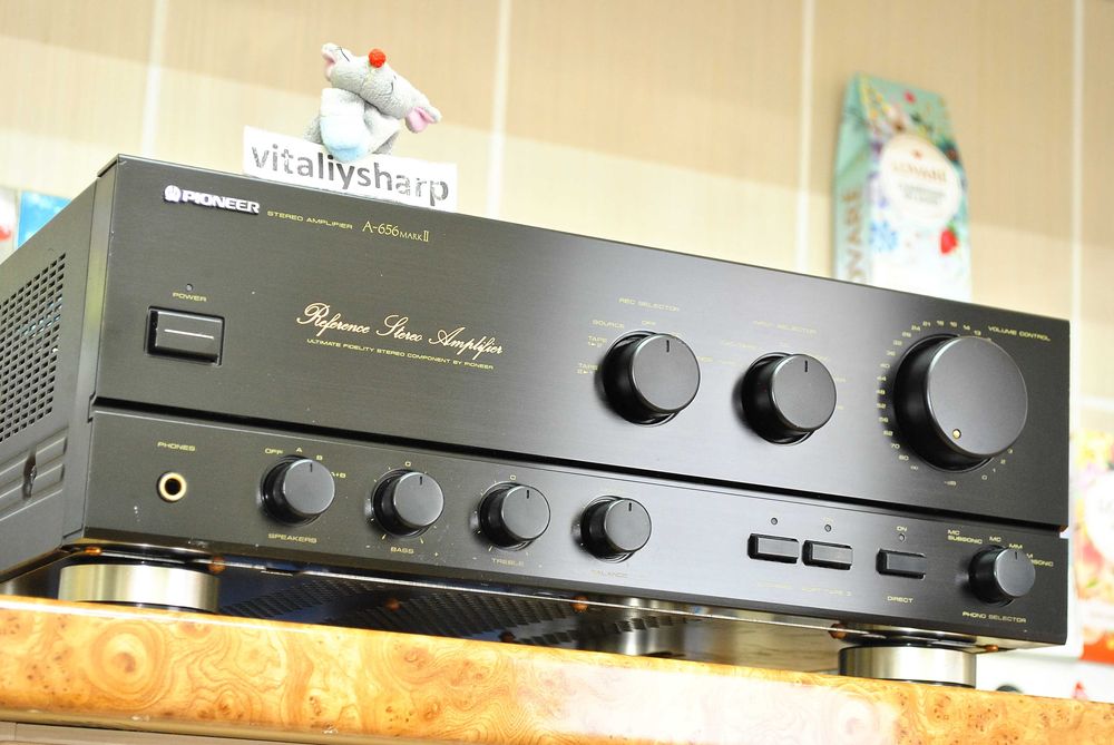 PIONEER A-656 MARK II (13s) - Reference Stereo Amplifier! 15кг 80вт