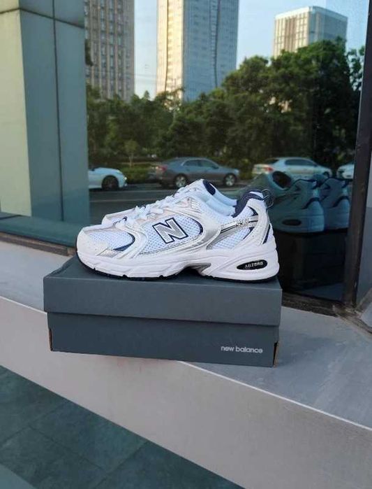 ButyDamskie New Balance 530_White_Silver_Navy_Uniseks R.41,5