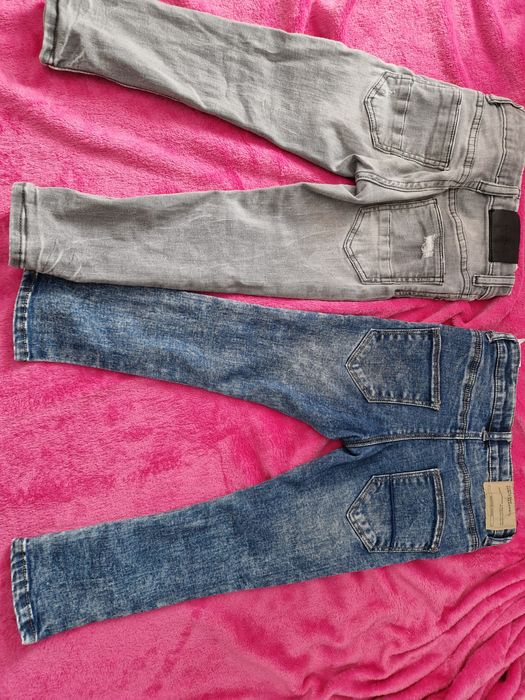 Spodnie dla dziewczynki r. 98, 2 pary H&M i Zara