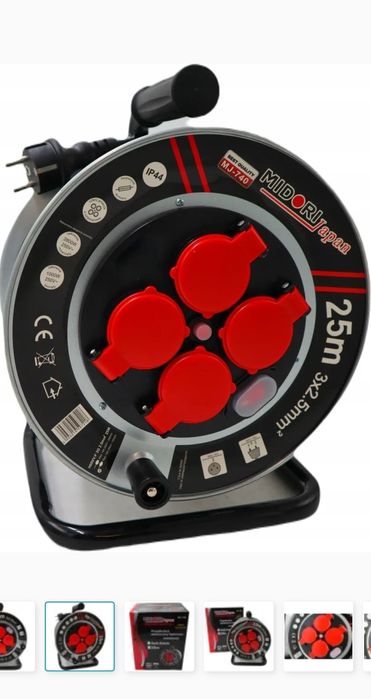 Bęben przedłużacz 3x2.5mm  wyprzedaż