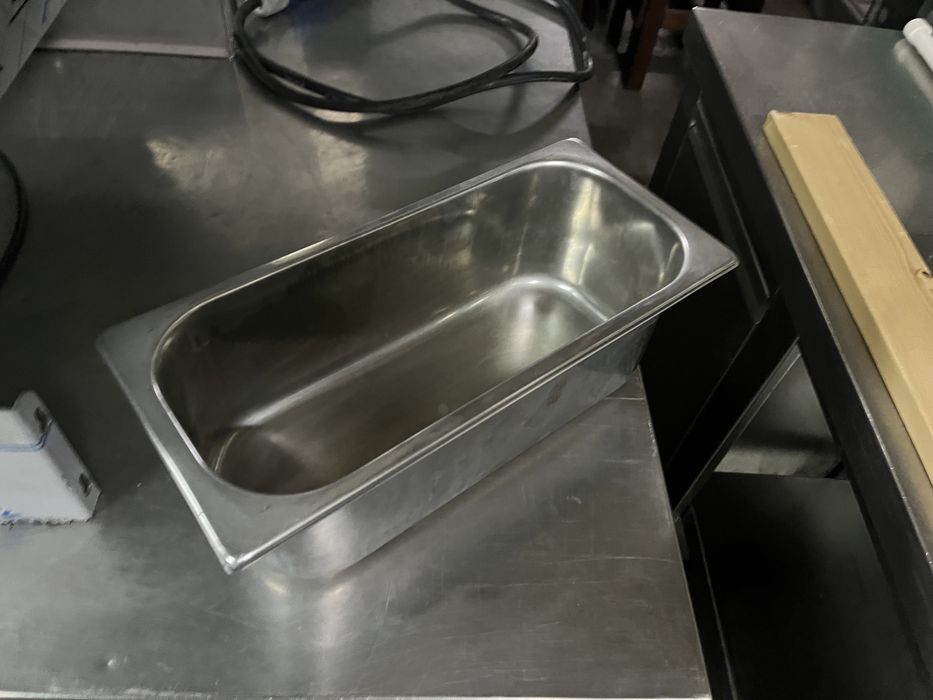 Recipiente Cuvetes em inox conjunto de 7 unidades 36 x 16.5