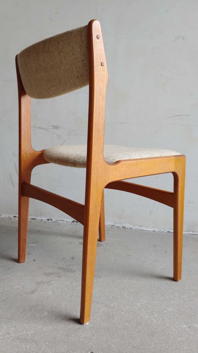 Krzesło tekowe Erik Buch.Duński design,lata 60
