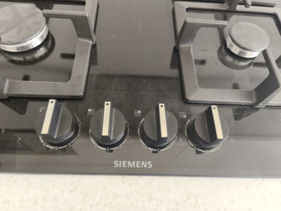 Placa a Gás Siemens EP6A6PB20 iQ500 | 60cm | 4 Bicos | Vidro Preto