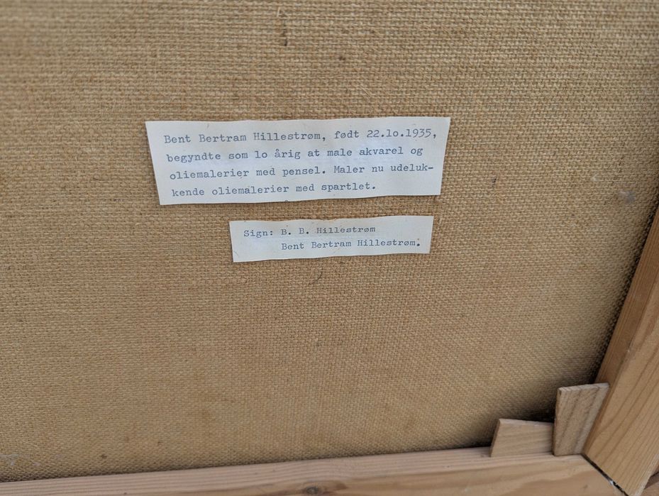 Bent Bertram Hillestrom (1935-) Abstrakcja