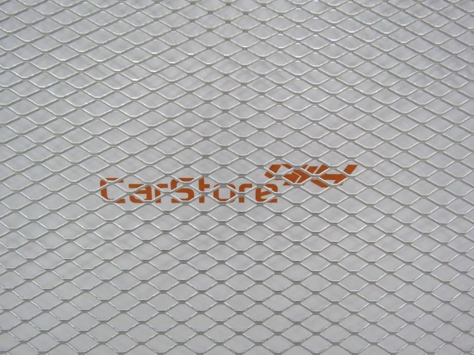 Rede favo de mel alumínio 150 x 30 cms Cinza