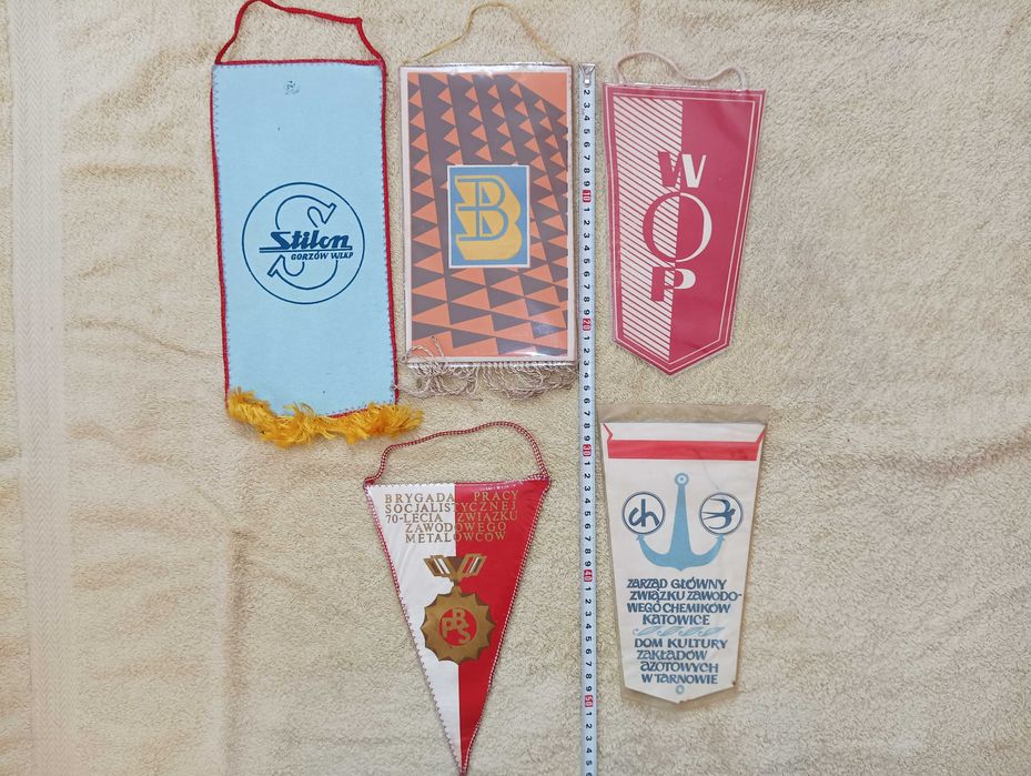 WOP - BPS - Gorzów - Racibórz - Rożnów - proporczyki PRL - Z. 20.