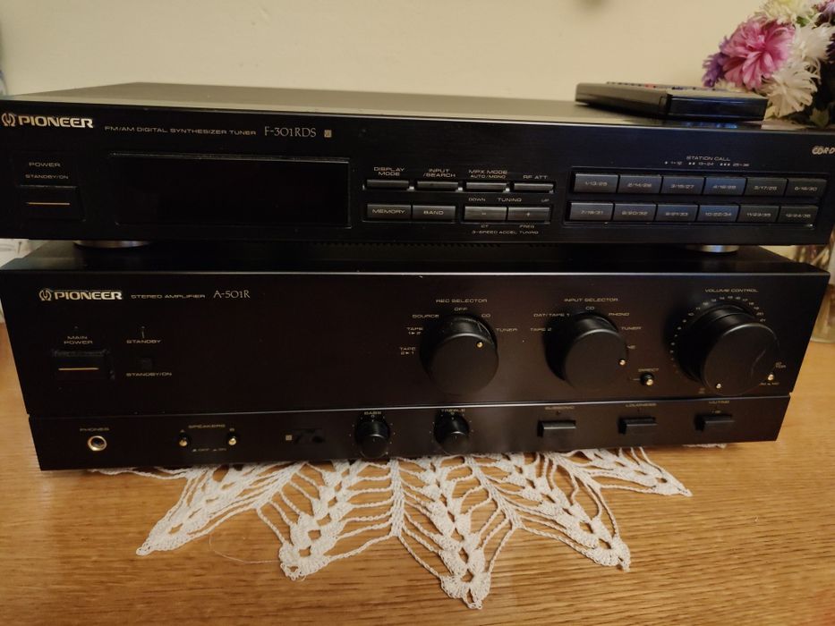Stereo tuner ,wzmacniacz ,CD  Pioneer F-301RDS,A-501R