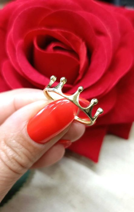 Złoty pierścionek p.585/1,05g