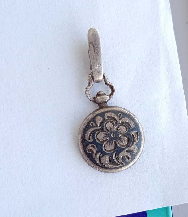 Вінтажний кулон підвіс Срібло 875 проба. Зірка. Чернь. СРСР