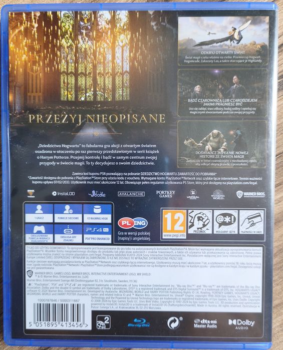Hogwarts Legacy / Dziedzictwo Hogwartu PS4 | PL | Stan bardzo dobry