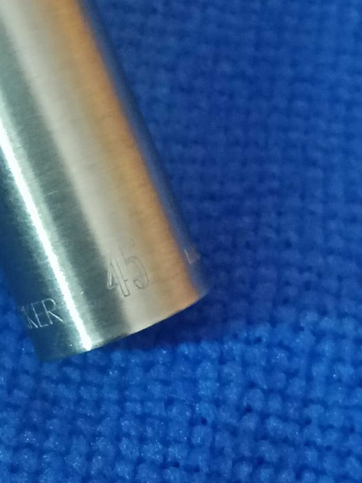 Caneta Parker 45 azul com aparo em ouro