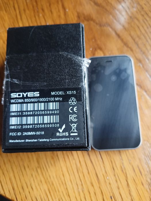 Smartfon Mini srebrny