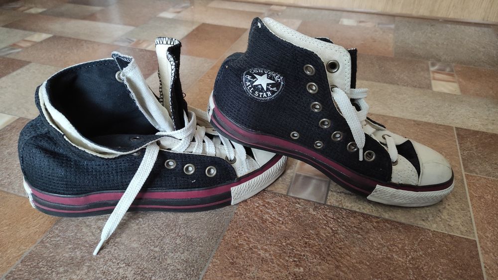 Кеды "ALL STAR"  Converse двойной манжет