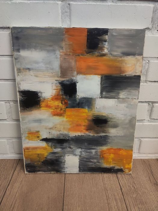 Картина у LOFT стилі  "Embers in Concrete"