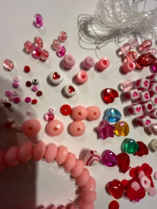 Box koralikowy  RÓŻOWY