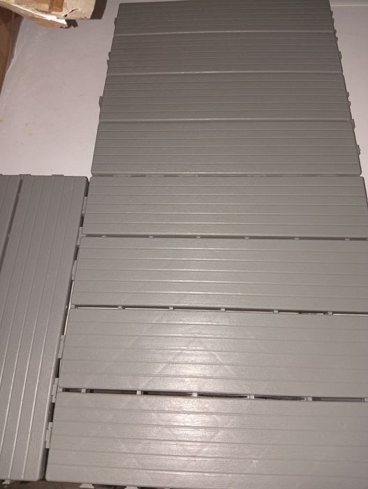 20 placas de piso plásticas de encaixe