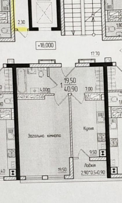 1 кімнатна новобудова