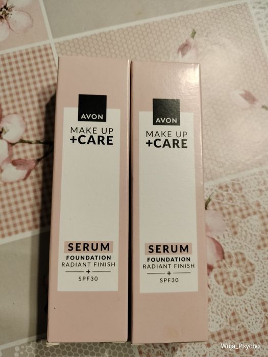 avon make up care serum foundation