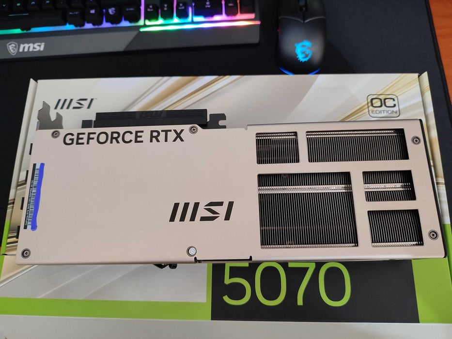 MSI NVIDIA GeForce RTX 5070 "Blackwell" Inspire 3X OC 12G GDDR7 DLSS4
