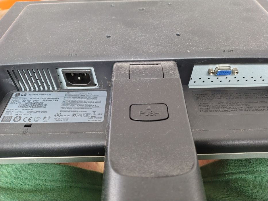 Monitor 19 LG W1942ST