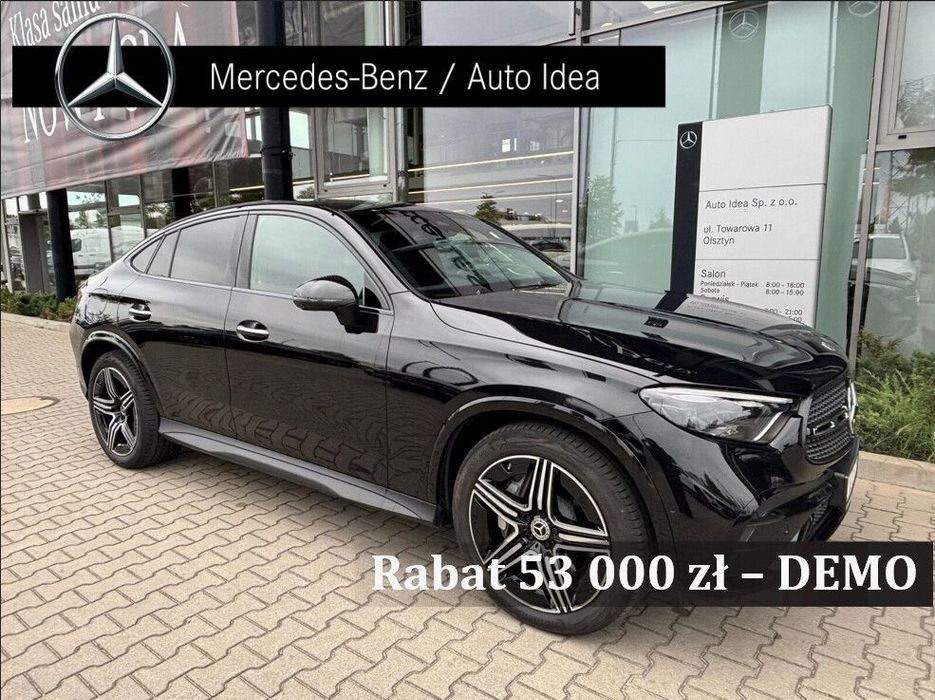 Mercedes-Benz GLC DEMO / Masaże foteli / Naturalna skóra / AMG / wentylowane siedzenia