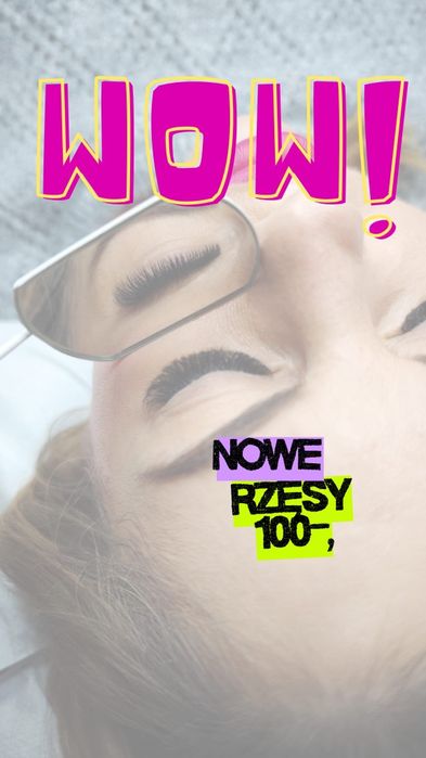 Rzęsy 100zł  BYTOM CENTRUM