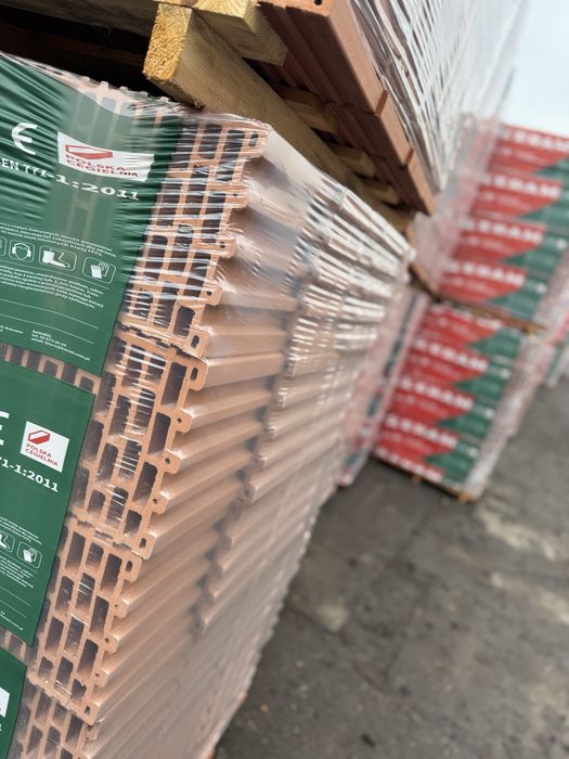 Pustak ceramiczny 25 PW porotherm bloczek beton h+h Glika  Termoton  Keram Leier