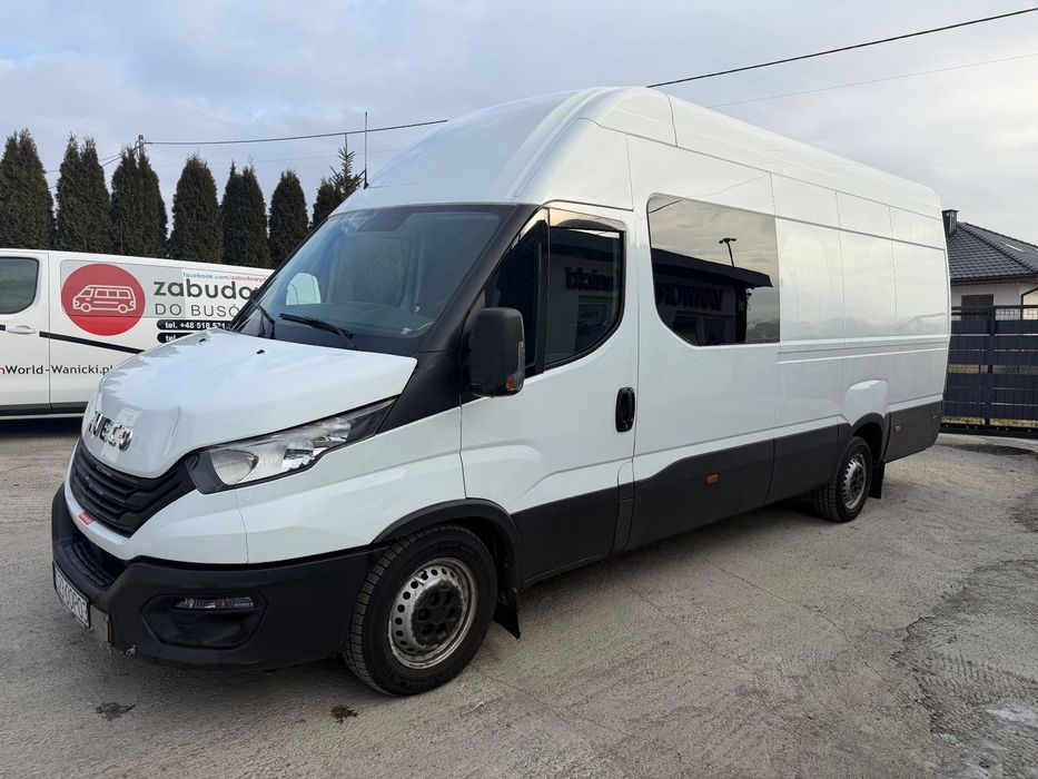 Iveco DAILY 35S16 L4H3 pneumatyka Brygadowka  7 OSÓB OD REKI  IVECO DAILY 35S16  Pneumatyka Zawieszenia brygadówka 7 osób L4H3