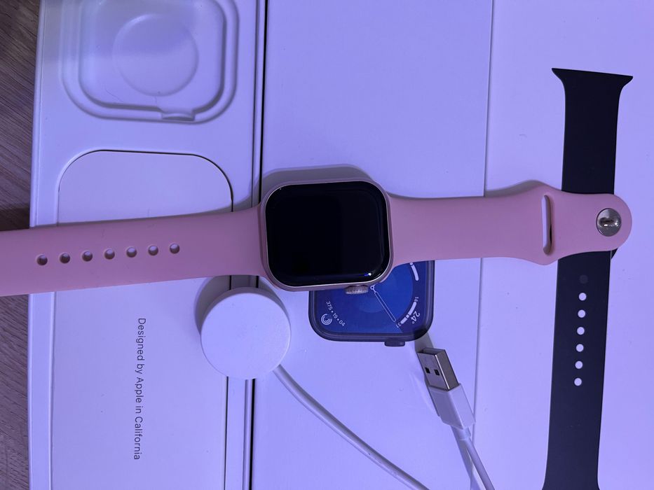 Apple Watch 9 Pink Aluminium(нові, але Китай, 1в1 до оригіналу)